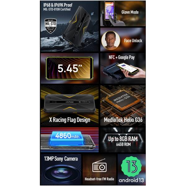 Ulefone Armor X12 Pro LTE 4/64GB Black Image 2