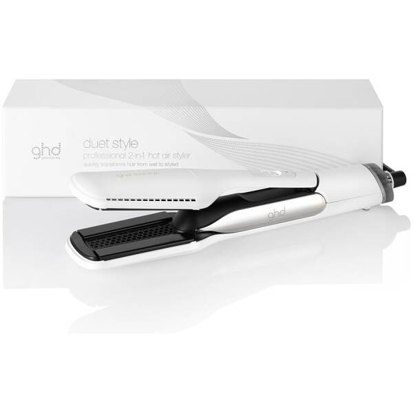 GHD Duet Hair Style 2-in-1 Straightener + Hair Dryer White Image 1