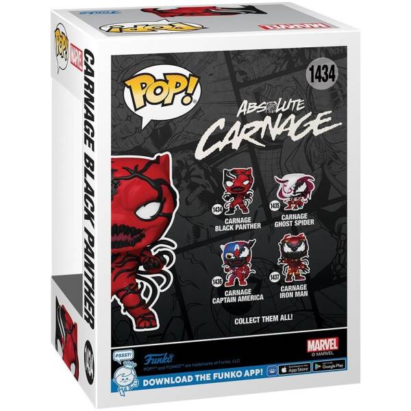 Funko Pop! Marvel - Carnage Black Panther #1434 Image 3