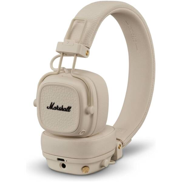 Marshall Major V (5) Headphones Cream Image 1