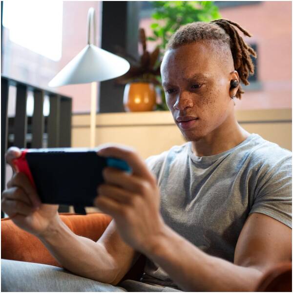 JBL Quantum Air TWS Gaming Earbuds Black Image 4