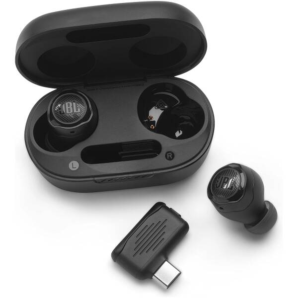 JBL Quantum Air TWS Gaming Earbuds Black Image 2