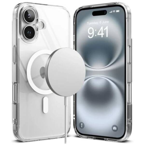 Ringke iPhone 16 Case Fusion Magnetic Clear