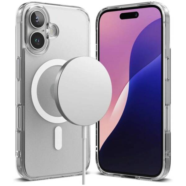 Ringke iPhone 16 Case Fusion Magnetic Matte Clear