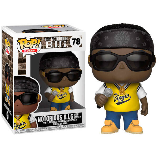 POP figure Notorious B.I.G. in jersey