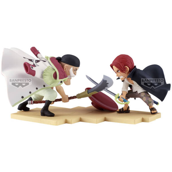 One Piece World Collectable Log Stories Edward Newgate vs. Shanks figure 13cm