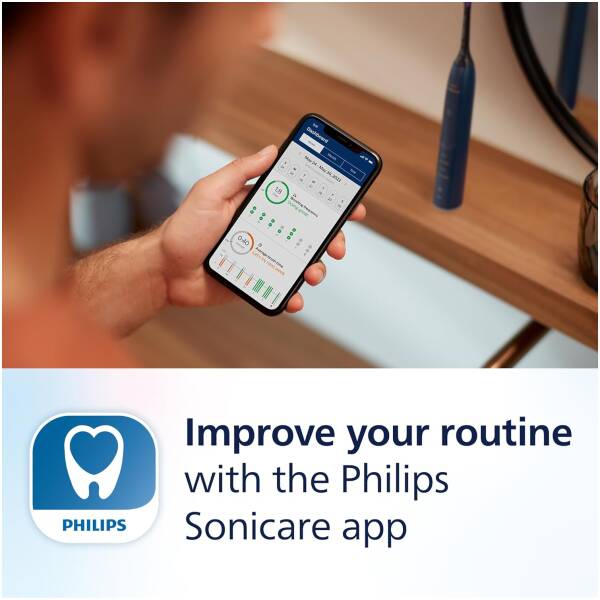 Philips Sonicare HX7429/01 White and Navy Image 4
