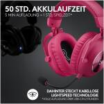 Logitech G Pro X 2 Lightspeed Headset Pink Image 2