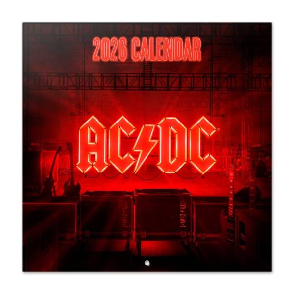 2026 AC/DC 30x30 Calendar