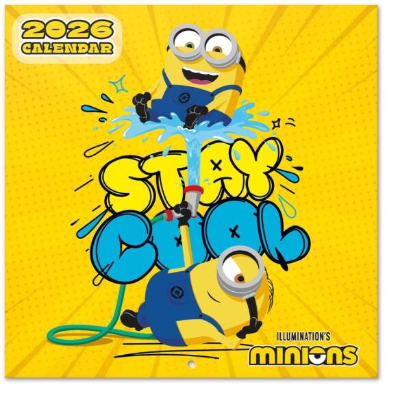 MINIONS 2026 30X30 CALENDAR