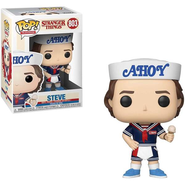 Funko Pop! Stranger Things - Steve with Hat and Ice Cream #803 Image 1
