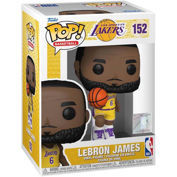 Funko Pop! Nba La Lakers Lebron James #152 Image 1