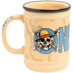 One Piece Jolly Roger Shaped Mug 350 ml Image 1