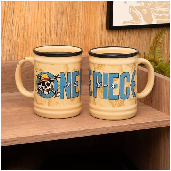 One Piece Jolly Roger Shaped Mug 350 ml Image 2