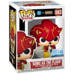 Funko Pop! Justice League & Sonic - Sonic/Flash Hybrid #593 Image 1