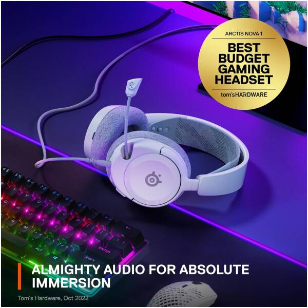 Steelseries Arctis Nova 1 White Image 2