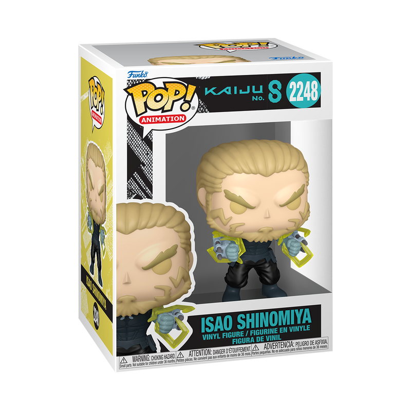 Funko Pop Kaiju No8 Isao Shinomiya 2248 Image 1 VR.LV Funko Pop! Kaiju No.8 Isao Shinomiya #2248 Image 1