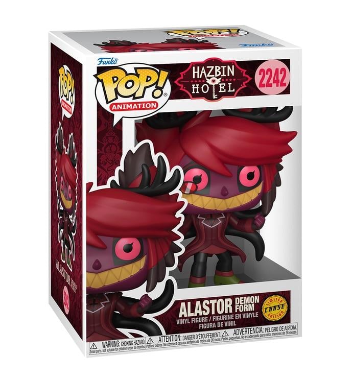 Funko Pop! Hazbin Hotel Alastor Limited Chase #2242 Image 1 VR.LV Funko Pop! Hazbin Hotel Alastor Limited Chase #2242 Image 1
