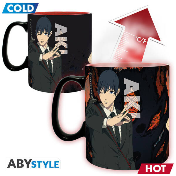 Chainsaw Man Denji & Aki Heat Change Mug 460 ml Image 2