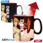 Chainsaw Man Denji & Aki Heat Change Mug 460 ml Image 1