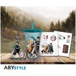 Demon Slayer Pack Tumbler with straw 470ml + Acryl + Stickers Image 1