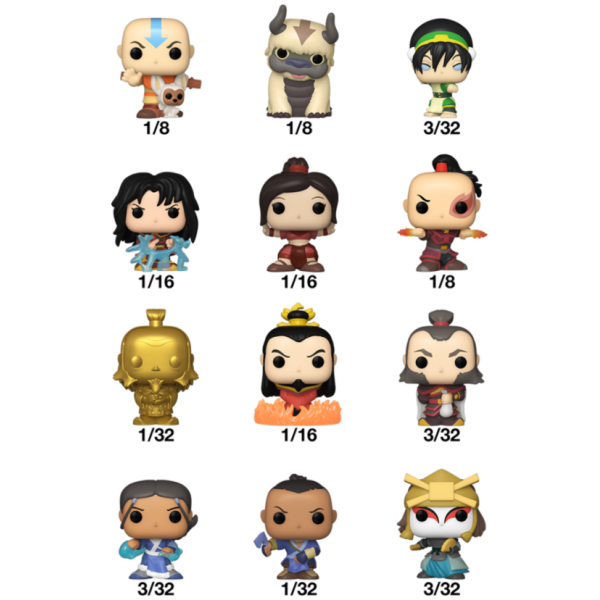 Funko Bitty Pop Mystery figure Avatar The Last Airbender (Assorted/Random) Image 2