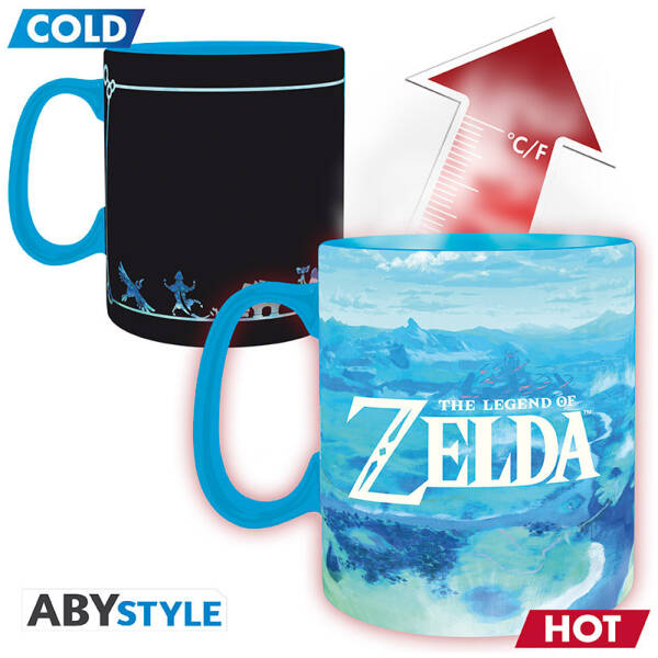 Legend of Zelda Breath the Wild Heat Change Mug 460 ml Image 2
