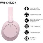 Sony WH-CH720N Pink Image 2