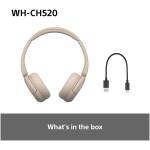 Sony WH-CH520 Beige Image 5