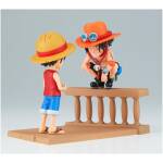 Monkey D. Luffy and Portgas D. Ace One Piece Action Figure 8 cm Image 2