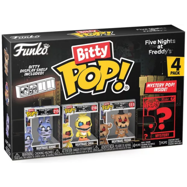 Blister 4 figures Bitty POP Five Nights at Freddys Bonie Image 2
