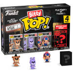 Blister 4 figures Bitty POP Five Nights at Freddys Freddy Image 1
