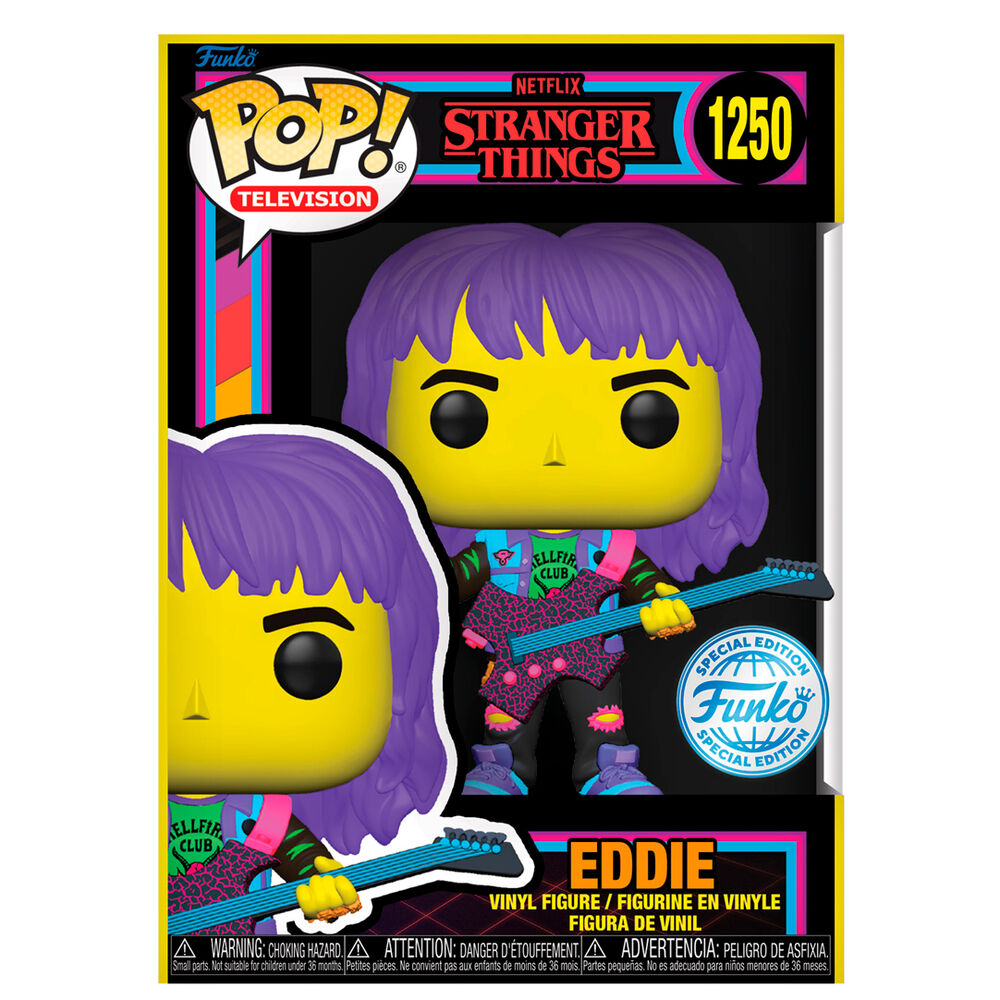Funko Pop Stranger Things - Eddie Exclusive 1250 Image 1 VR.LV Funko Pop! Stranger Things - Eddie Exclusive #1250 Image 1