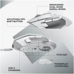 Logitech Mouse Wireless G502 X LIGHTSPEED White Image 5