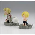 One Piece Sanji and Zeff Action Figure 6 cm Image 3