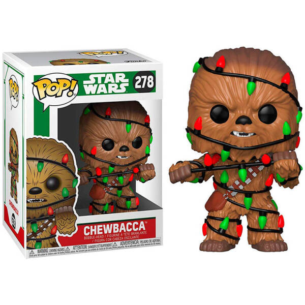 Funko Pop! Star Wars - Holiday Chewie with Lights #278 Image 2