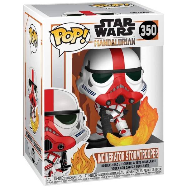 Funko Pop! Star Wars Mandalorian - Incinerator Stormtrooper #350 Image 1