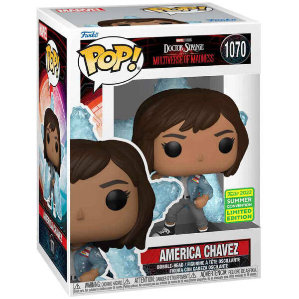 Funko Pop! Marvel Doctor Strange Multiverse of Madness - America Chavez Exclusive #1070 Image 1