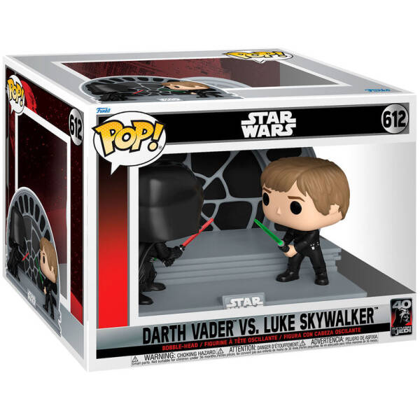 Funko Pop! Star Wars - 40th Darth Vader VS Luke Skywalker #612 Image 1
