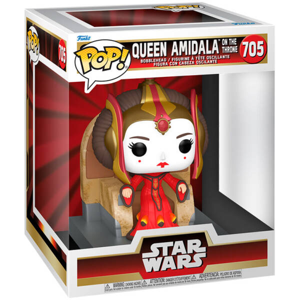 Funko Pop! Deluxe Star Wars - Queen Amidala on the Throne #705 Image 1