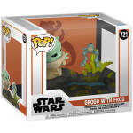 Funko Pop! Deluxe Star Wars - The Mandalorian Grogu with Frog #721 Image 2