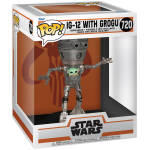 Funko Pop! Deluxe Star Wars The Mandalorian - IG-12 with Grogu #720 Image 1
