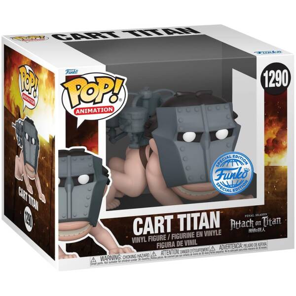 Funko Pop! Super Attack On Titan - Cart Titan Exclusive #1290 Image 1