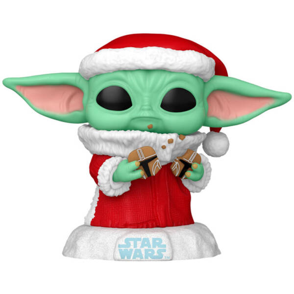 Funko Pop! Star Wars - Grogu with Christmas Cookie #747 Image 2
