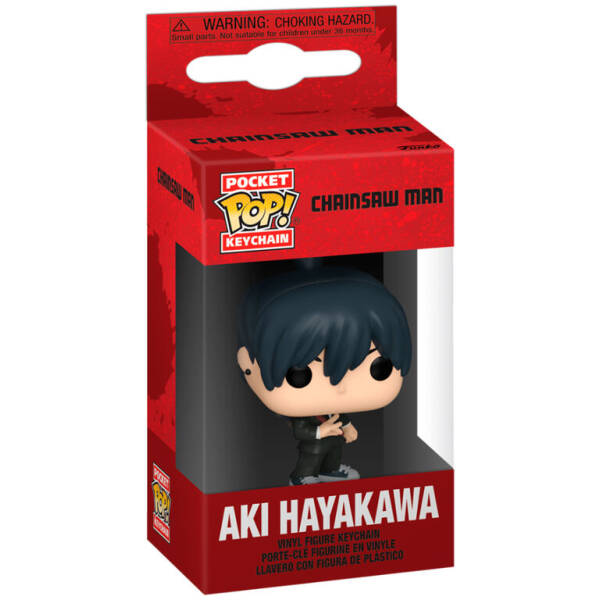 Pocket POP Keychain Chainsaw Man Aki Hayakawa Image 2