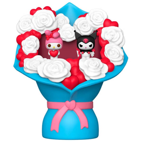Bitty POP Bouquet figure Hello Kitty My Melody and Kuromi Valentines day Image 2