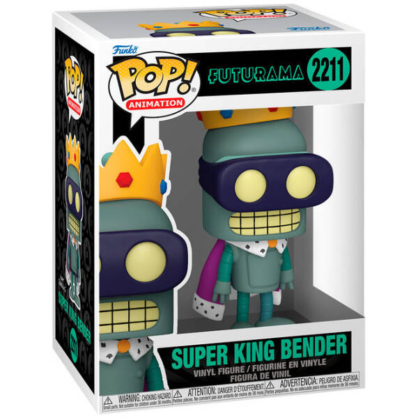 Funko Pop! Futurama - Super King Bender #2211 Image 1