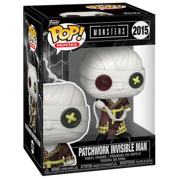 Funko Pop! Universal Monsters - Patchwork Invisible Man #2015 Image 1