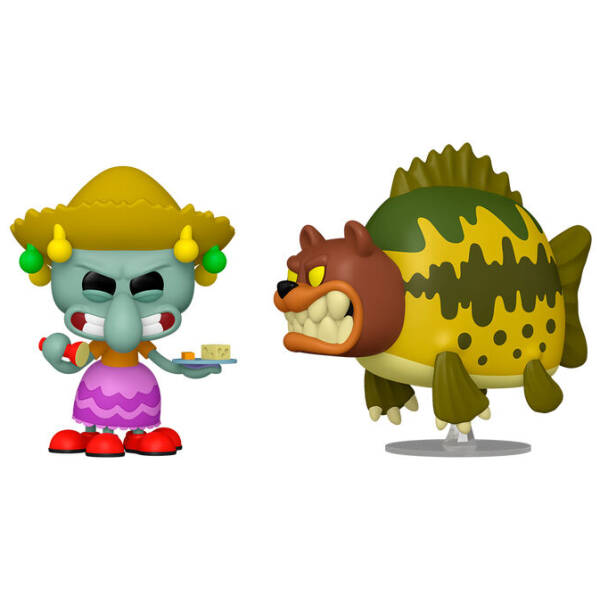 Funko Pop! SpongeBob SquarePants - Squidward & Sea Bear (2 pack) Image 2