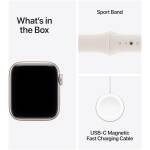 Apple Watch SE 3 44mm Starlight Alu/Starlight Sport M/L MEHJ4 Image 3